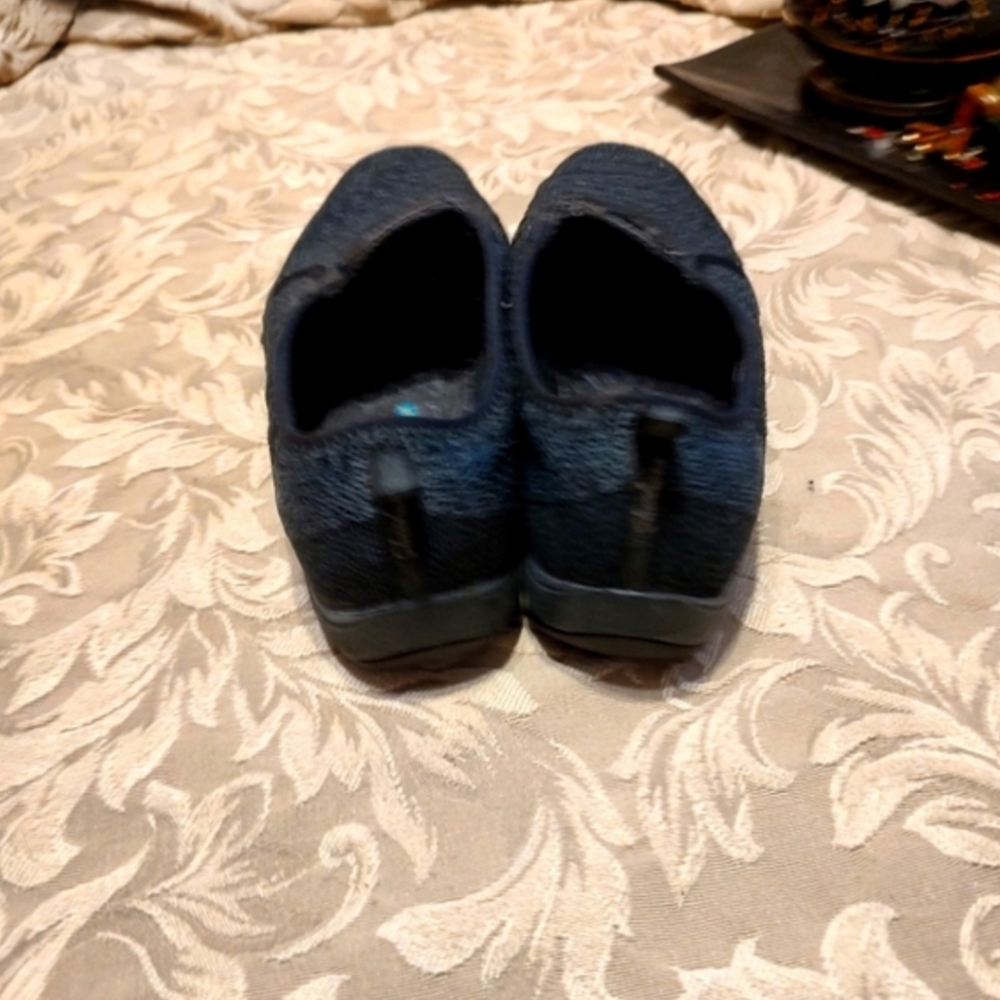 🐦‍⬛ Super Comfy Black Skechers Toggle Bungee Pull On Sneakers Shoes - 7.5M - Picture 8 of 12